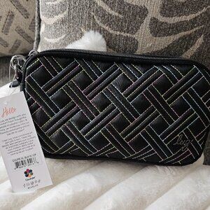 Lug Coupe XL Convertible Crossbody – Black with Color Pop Stitching